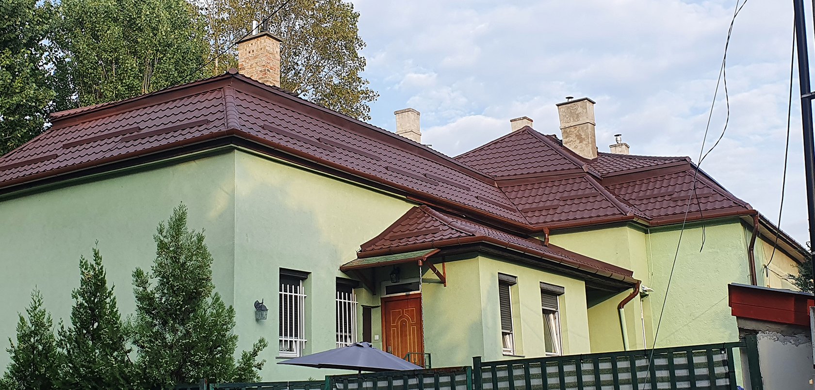 Új tető felújítás után